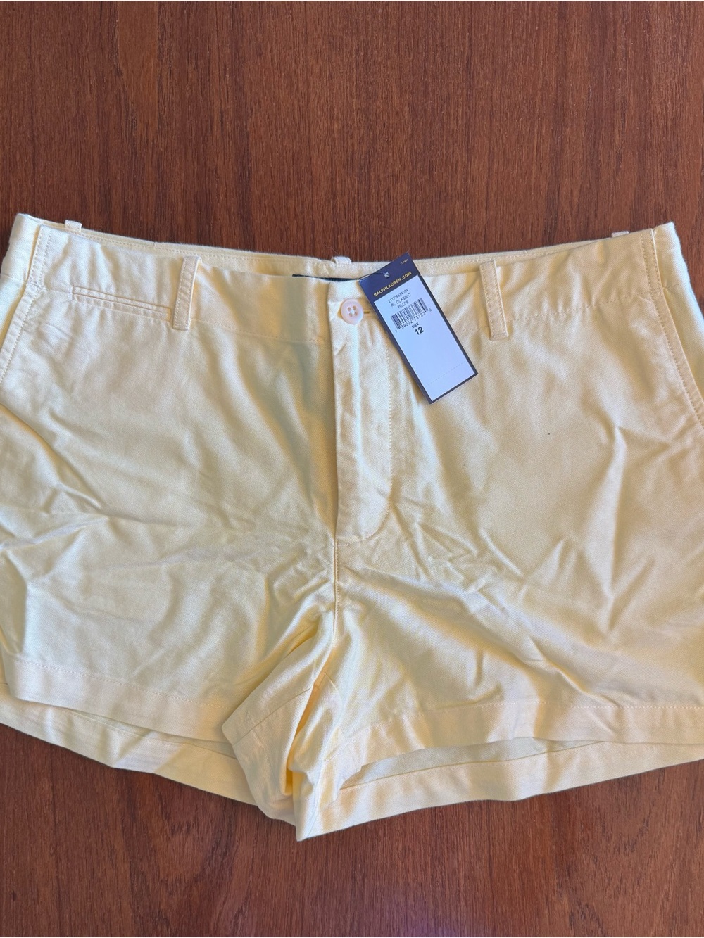 Polo by Ralph Lauren Butter  Yellow Women's Shorts